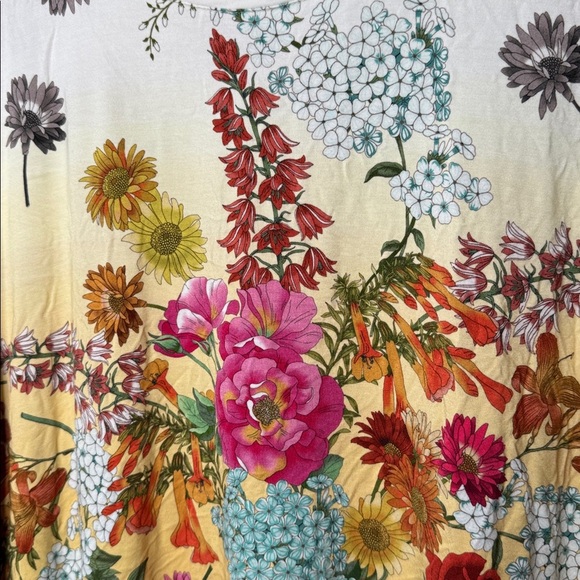 Johnny Was Puff Sleeve Floral Delite Top Size XXL - Picture 4 of 6